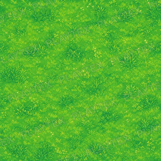 Green Grass Stylized Organic Texture