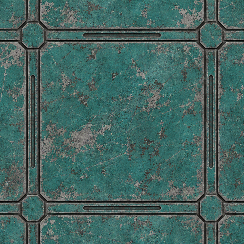 Sci-Fi Panel Material Texture preview showing a industrial sci-fi texture