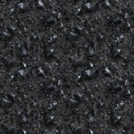 Crystal Ore Dark Gray Texture