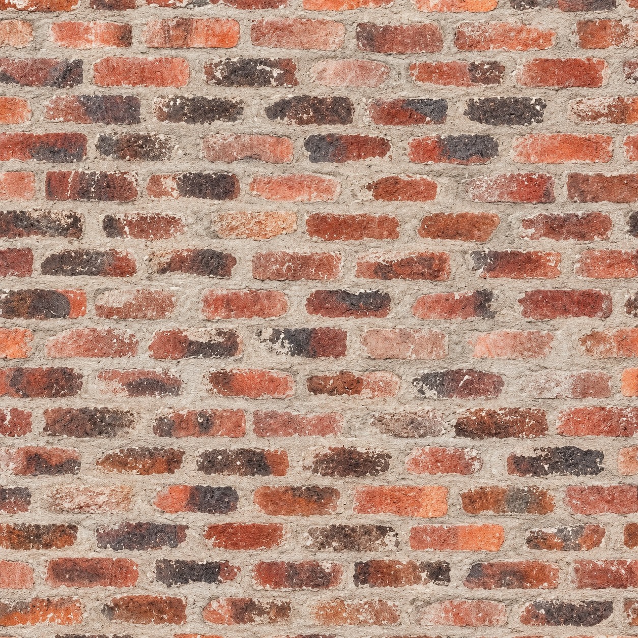 Varied Reddish Brown Brick Texture preview showing a rough brick texture