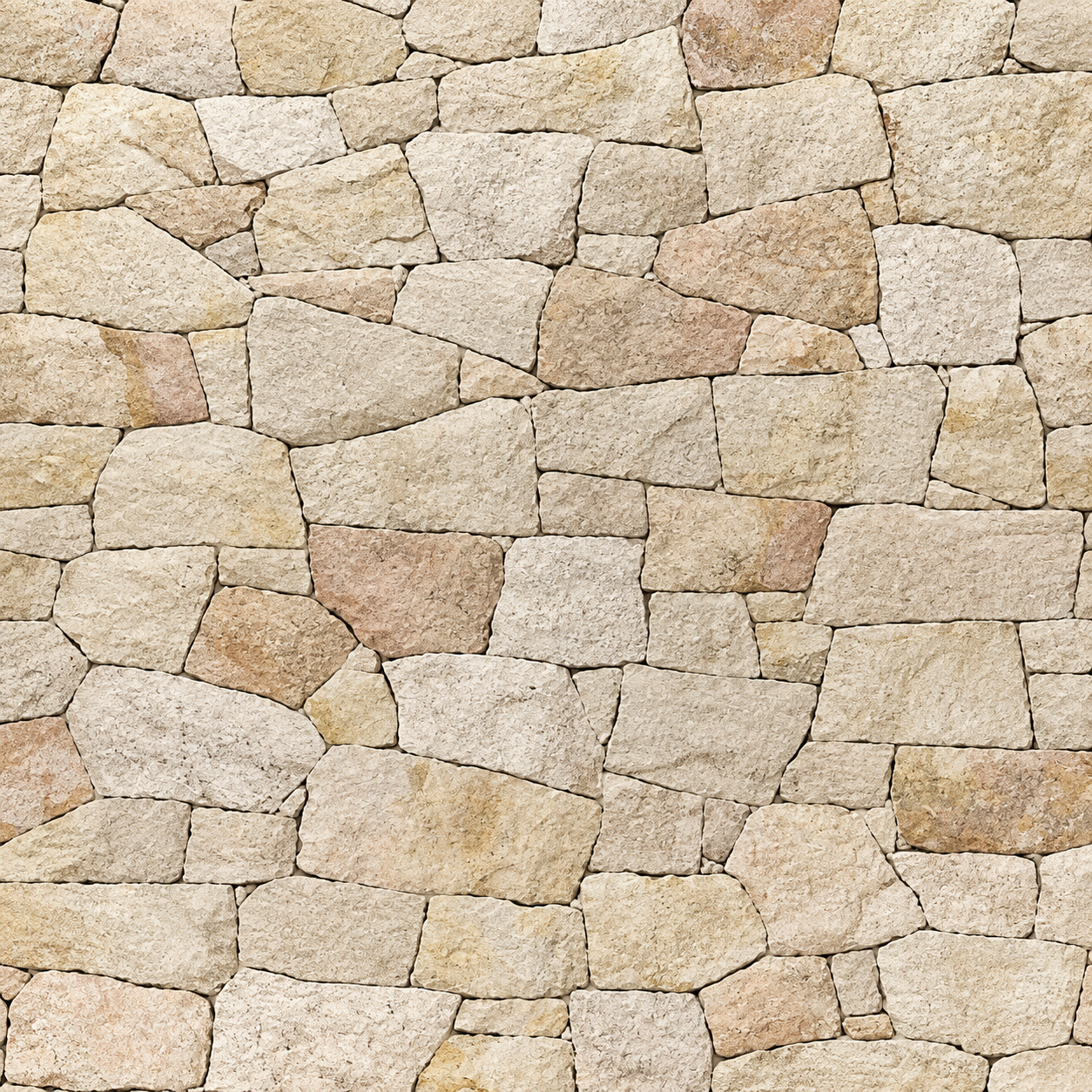 Cream and Tan Irregular Stone Wall Texture preview showing a worn stone texture