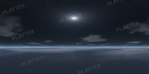 Moonlit Arctic Ice Field HDRI Sphere preview showing a 360-degree HDRI environment sphere