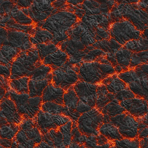 Lava Molten Black Texture