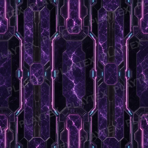 Purple Ceramic Tile Glossy Texture