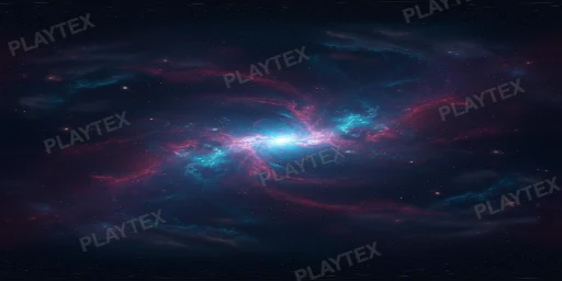 Magenta Space Nebula HDRI Sphere preview showing a 360-degree HDRI environment sphere