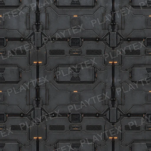 Dark Gray Sci Fi Metallic Metal Brown Texture