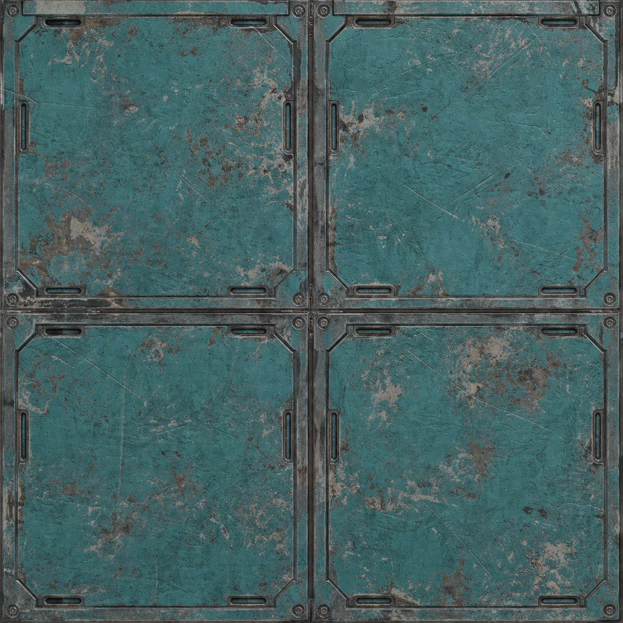 Sci-Fi Panel Material Texture