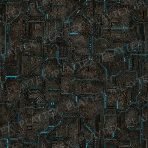 Dark Gray Sci Fi Weathered Metal Texture