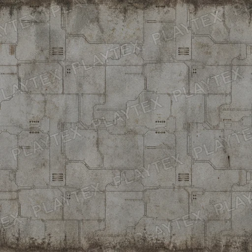 Dark Gray Sci Fi Metallic Metal Grid Texture