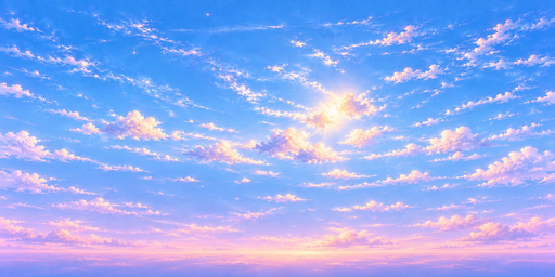 Lavender Cloud Sea At Pink-blue Dawn HDRI Sphere preview showing a 360-degree HDRI environment sphere