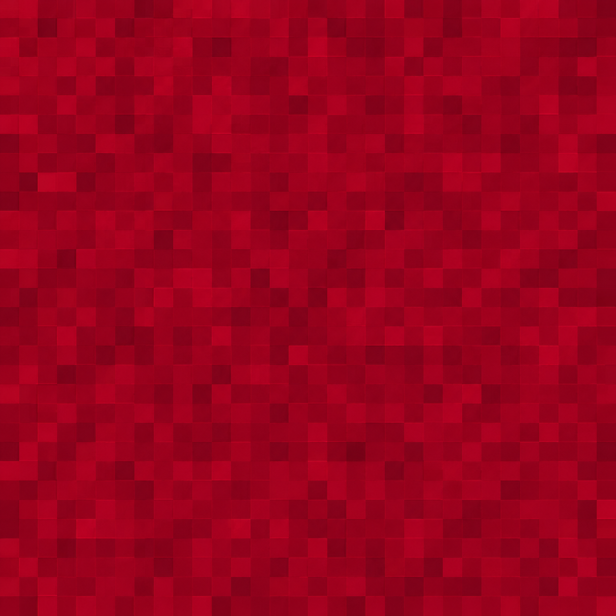 Crimson Red Square Pixel-Block Grid Texture preview showing a surface ceramic texture