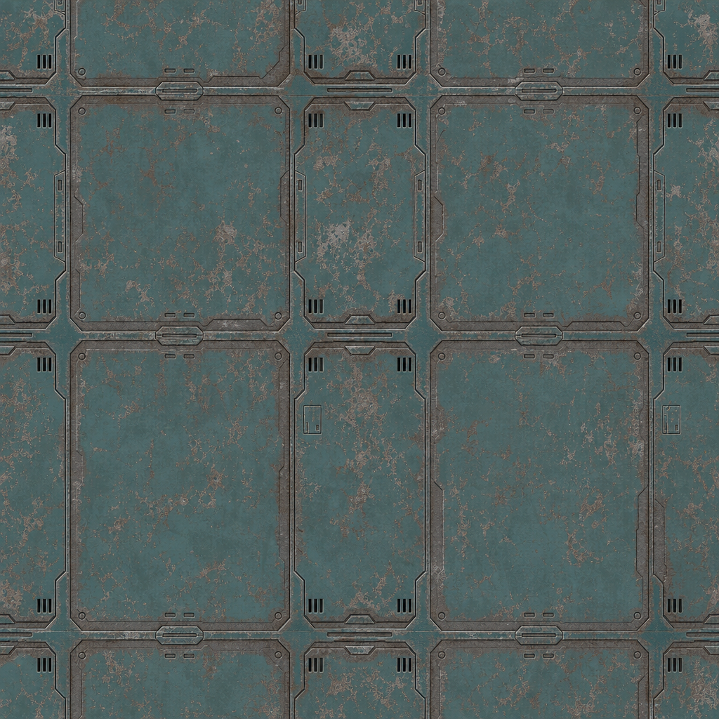 Sci-Fi Panel Material Texture
