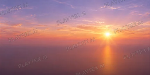 Coral Sunset Reflective Sea Horizon HDRI Sphere preview showing a 360-degree HDRI environment sphere