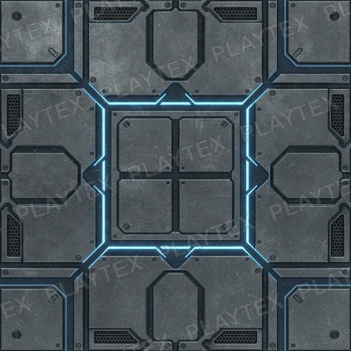 Dark Gray Sci Fi Metal Texture