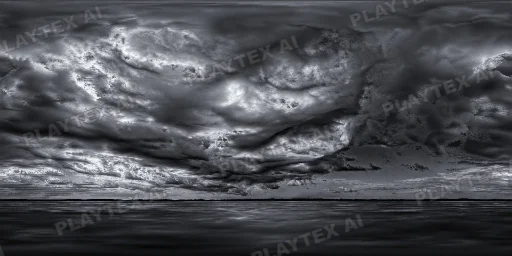 Swirling Dark Storm Clouds HDRI Sphere preview showing a 360-degree HDRI environment sphere