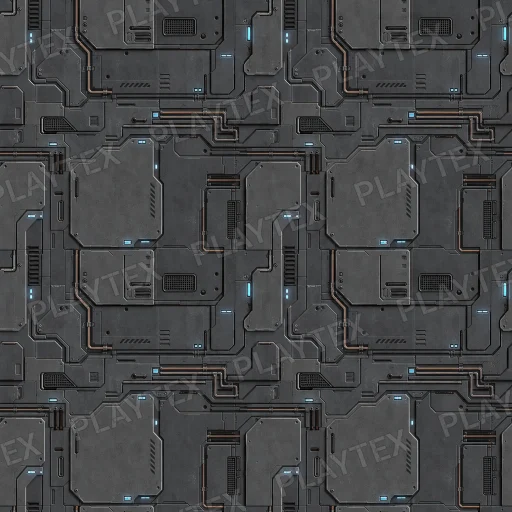Sci-Fi Panel Metallic Hard Surface Texture