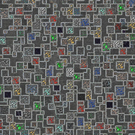 Dark Grey Earthy Interlocking Stone Texture