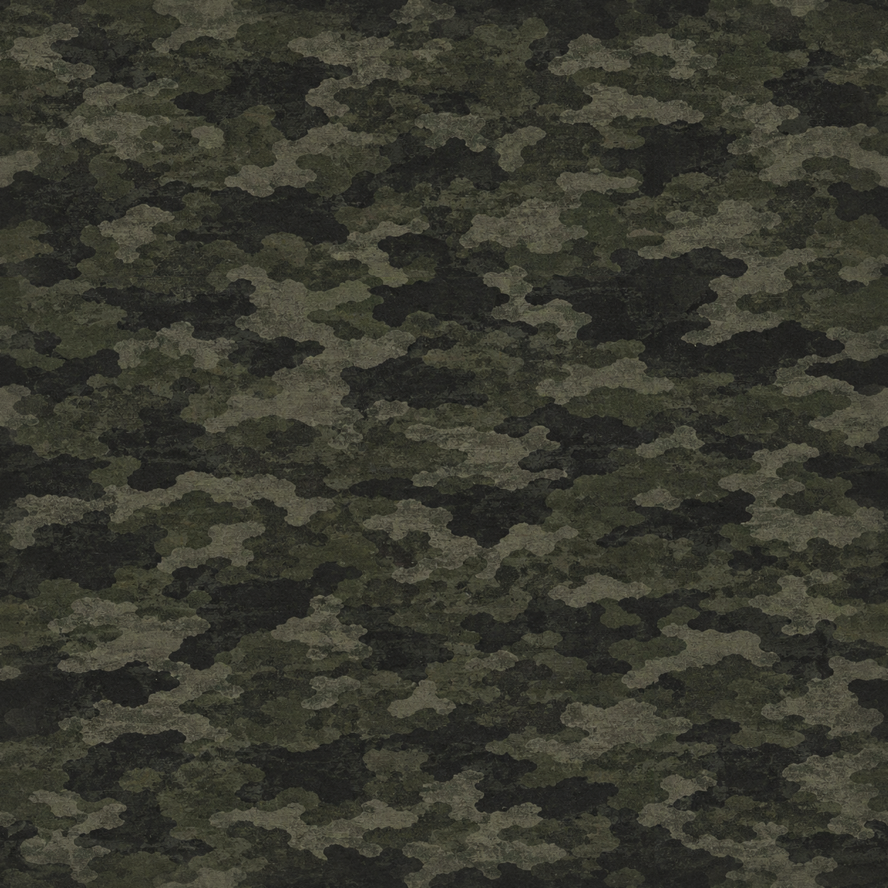 Dark Olive Camouflage Pattern Texture