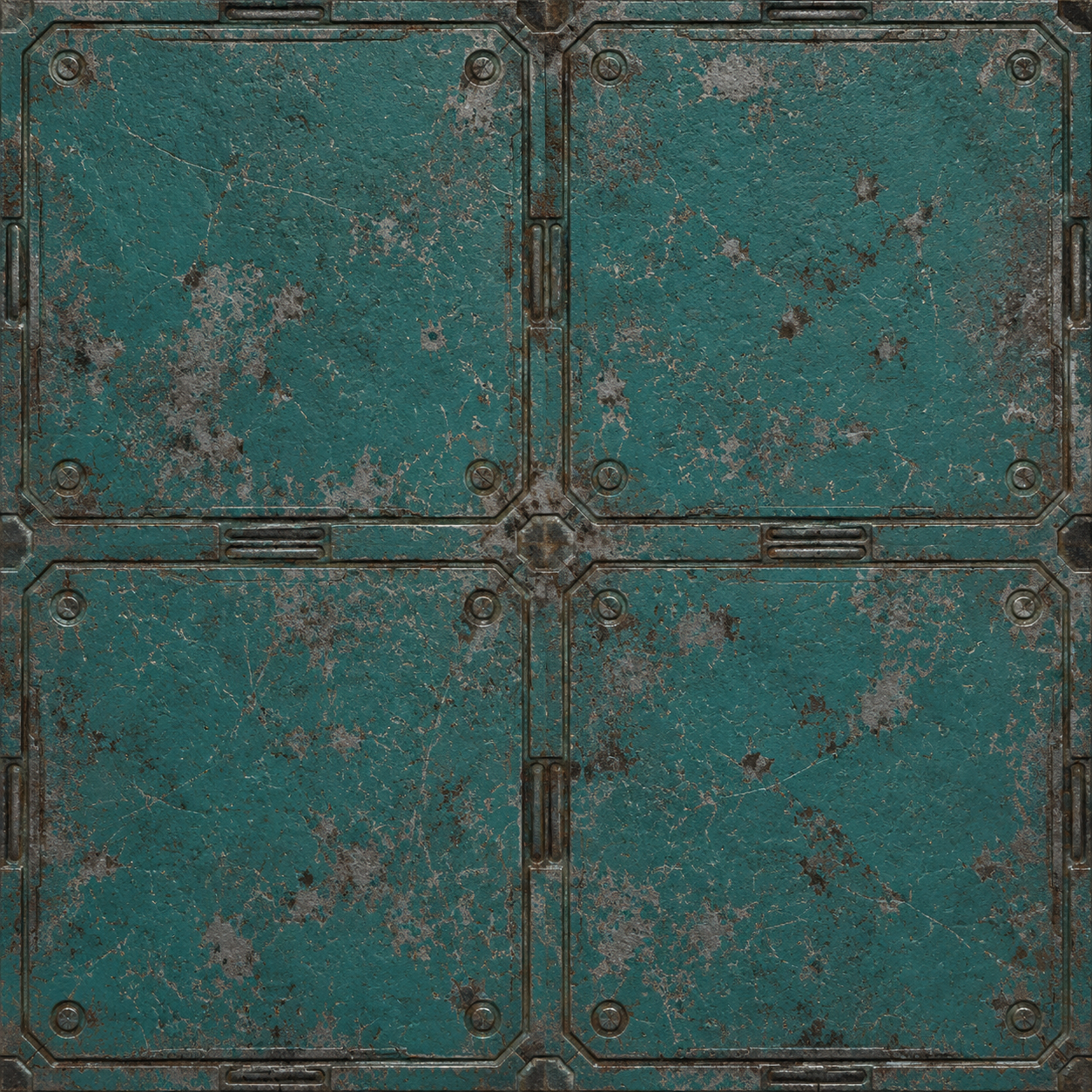 Sci-Fi Panel Material Texture