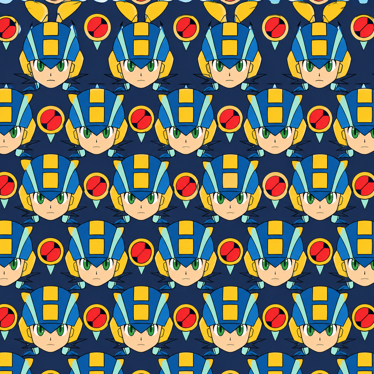 Navy Blue Cartoon Helmet Print Texture preview showing a stylized ground texture