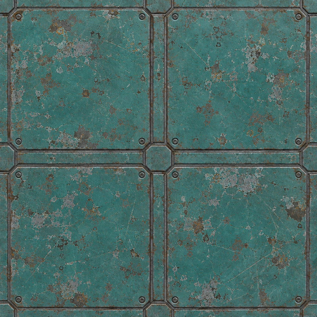 Sci-Fi Panel Material Texture preview showing a industrial sci-fi texture