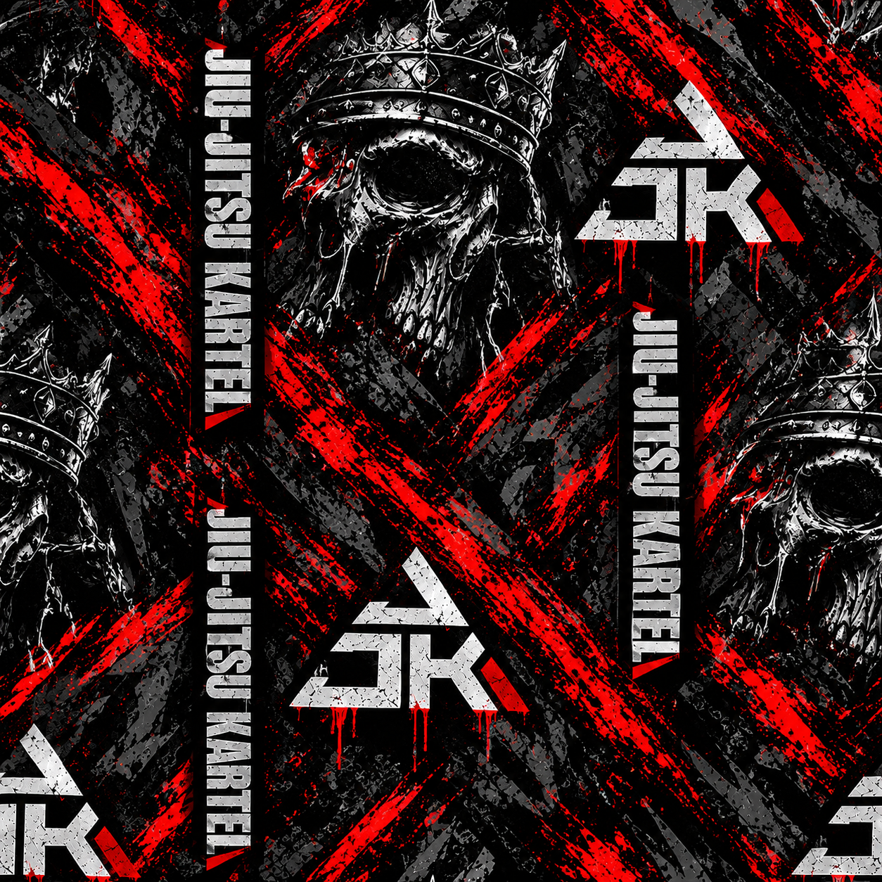 Red-Black Distressed Combat Typography Graphic Texture preview showing a industrial other texture