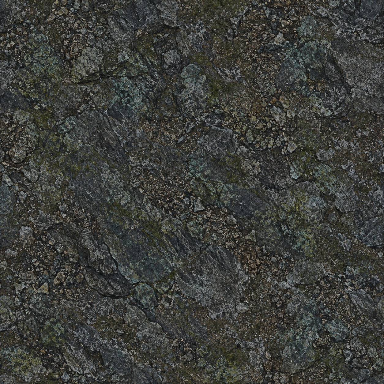 Brown Charcoal Coarse Fractured Stone Texture preview showing a rough stone texture