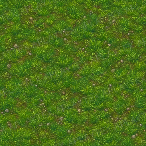 Lush Stylized Fantasy Grass Terrain Green Texture