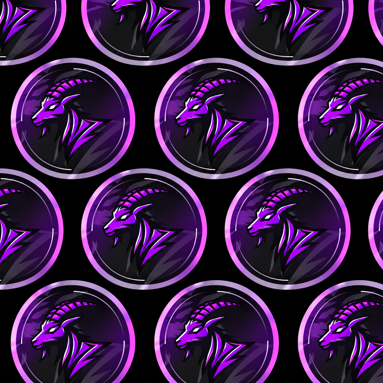 Midnight Black Dragon-Disc Repeat Pattern Texture preview showing a surface other texture