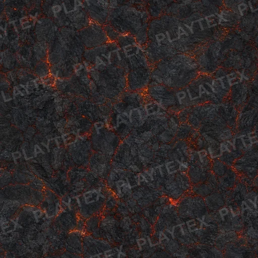 Charred Glowing Stone Texture