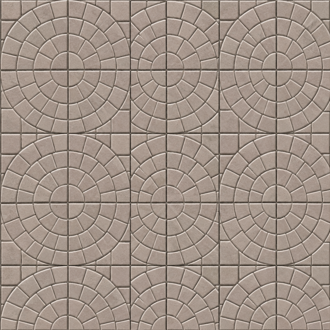 Warm Gray Radial Stone-Paver Texture preview showing a natural stone texture