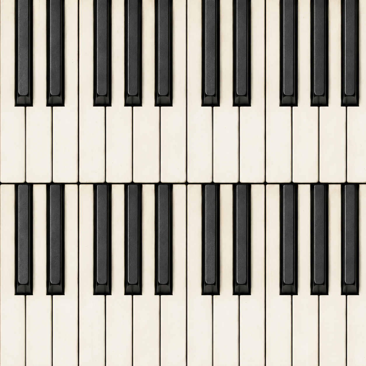 Black and Ivory Piano Keyboard Grid Texture
