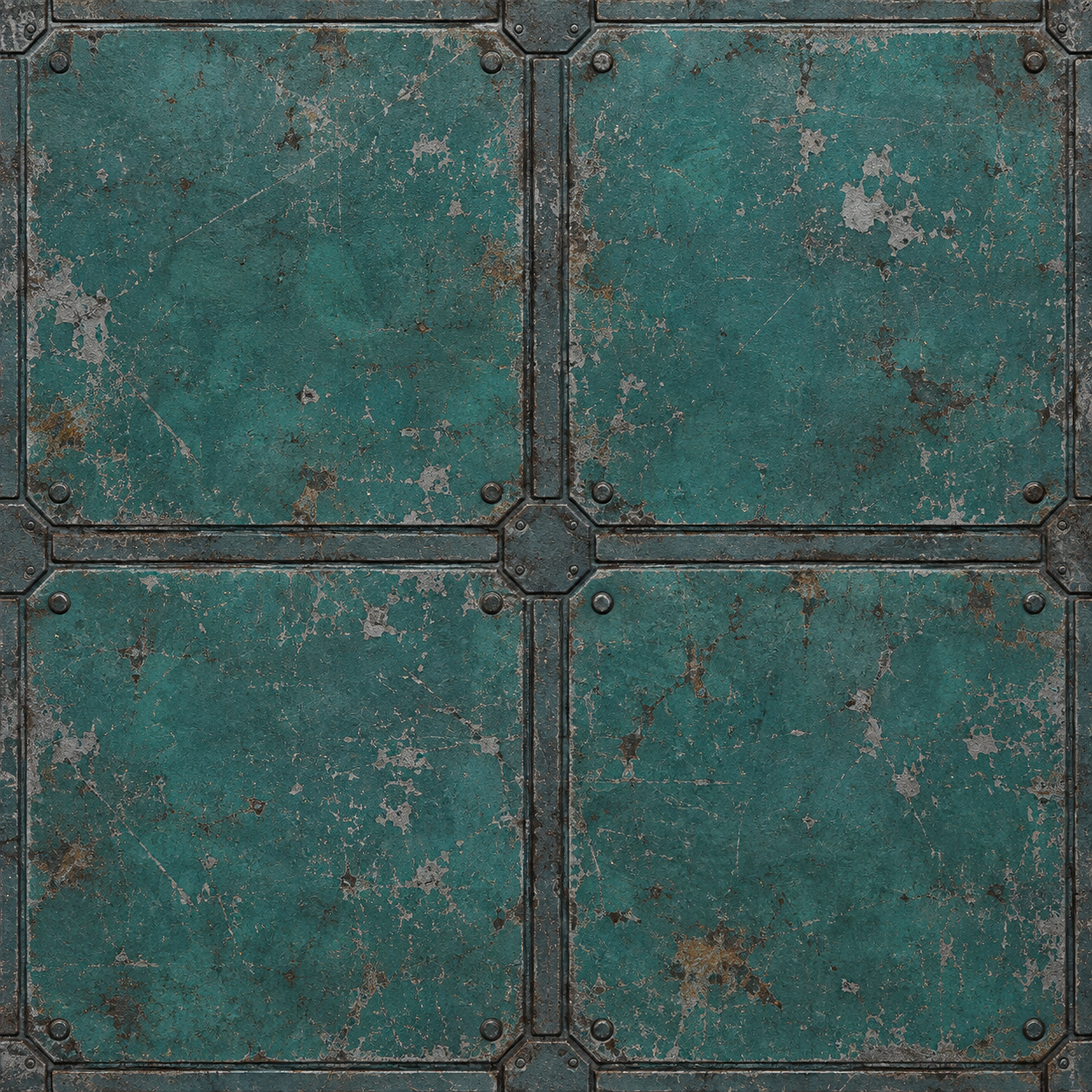 Sci-Fi Panel Material Texture