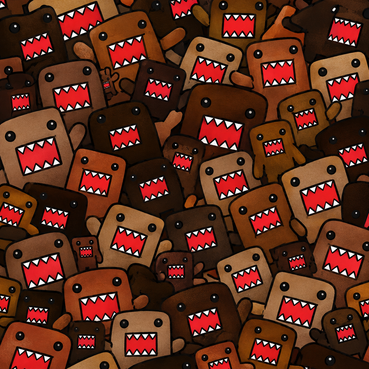 Orange-Brown Pixel Creature Motif Texture preview showing a stylized other texture
