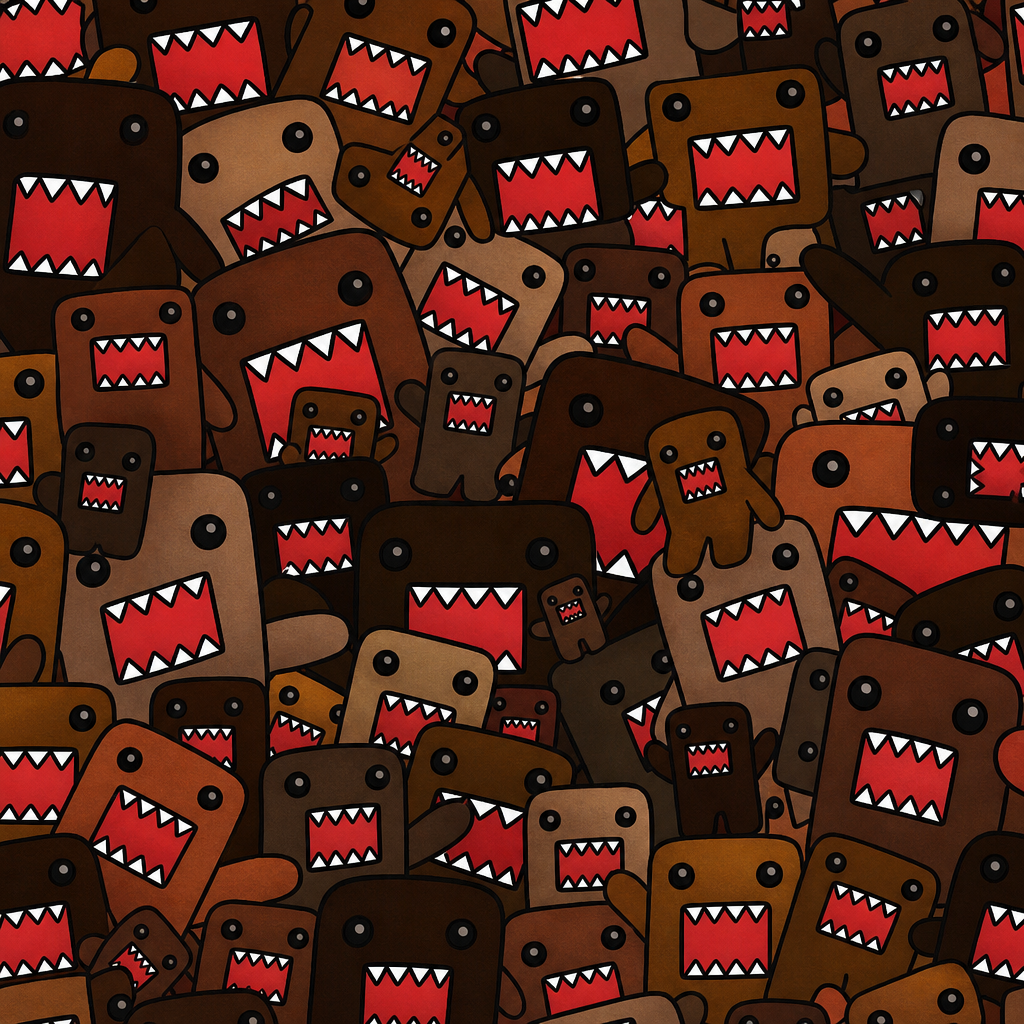 Dark Brown Pixel Creature Motif Texture preview showing a stylized other texture