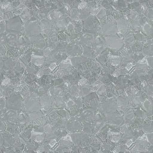 Crinkled Clear Glass Texture