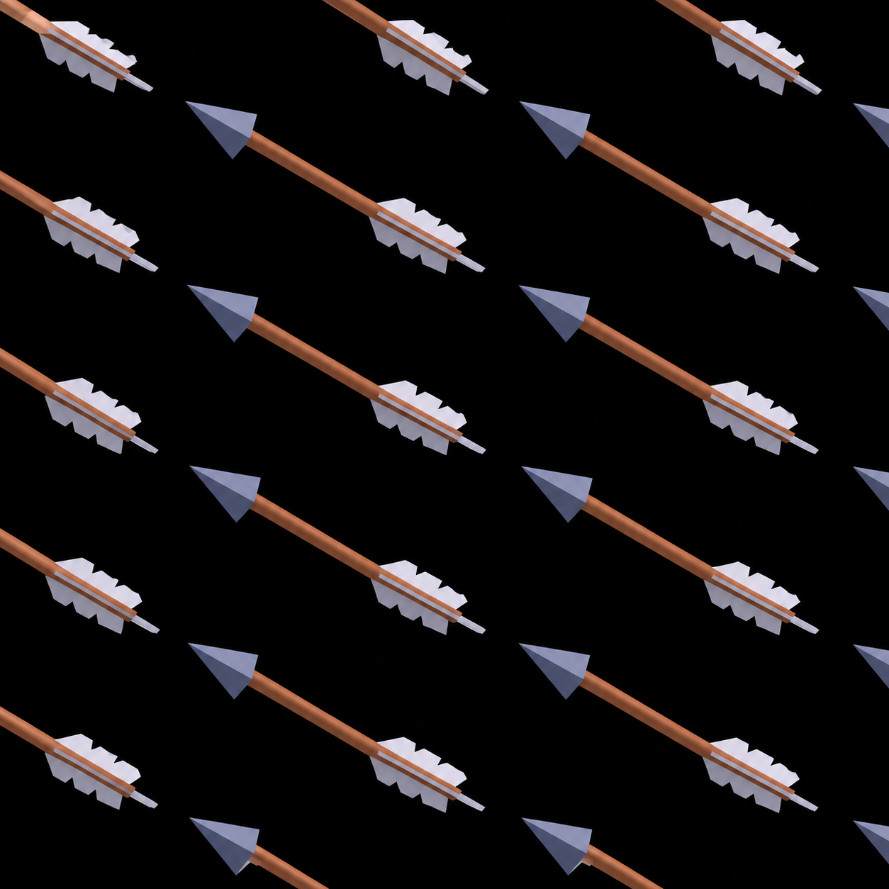 Black Diagonal Arrow Motif Surface Texture preview showing a stylized fabric texture