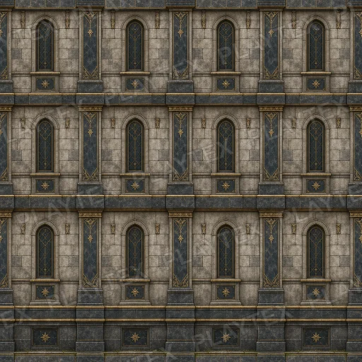 Architectural Facade Wall Gray Texture