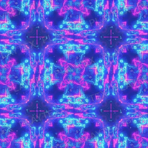 Blue Liquid Swirling Water Texture