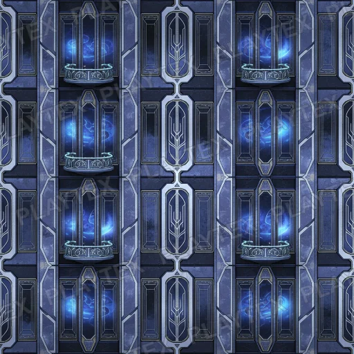 Sci-Fi Panel Wall Dark Grey Texture
