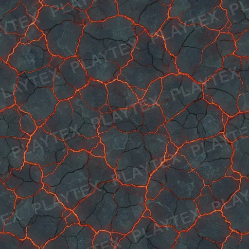 Reddish-Brown Cracked Arid Earth Texture