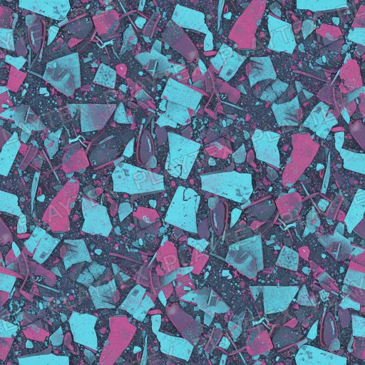Debris Blue Purple Texture