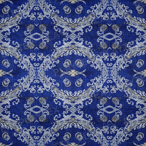 Fabric Blue White Texture