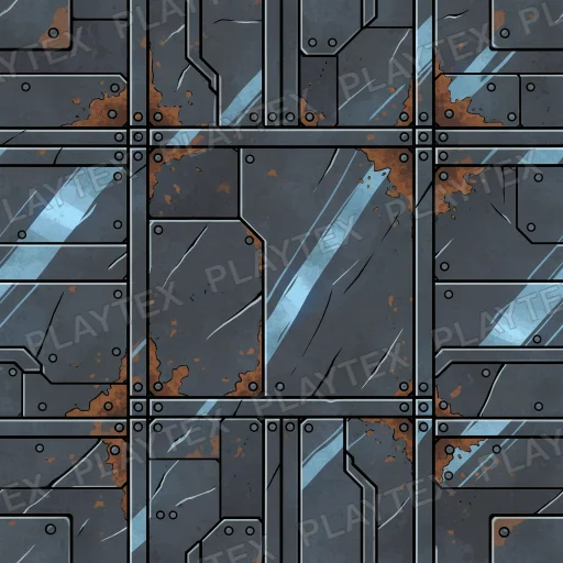 Dark Gray Weathered Scratch Metal Texture