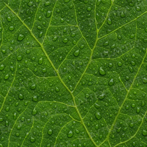 Wet Foliage Green Texture