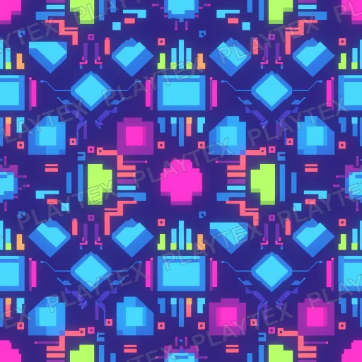 Stylized Patterned UI Pattern Pink Texture