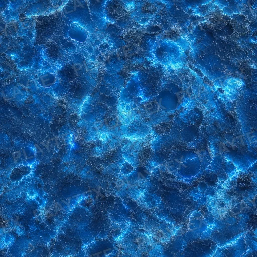 Blue Hard Surface Square Grid Ceramic Texture