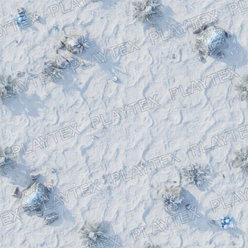 Rough Snow White Light Blue Texture