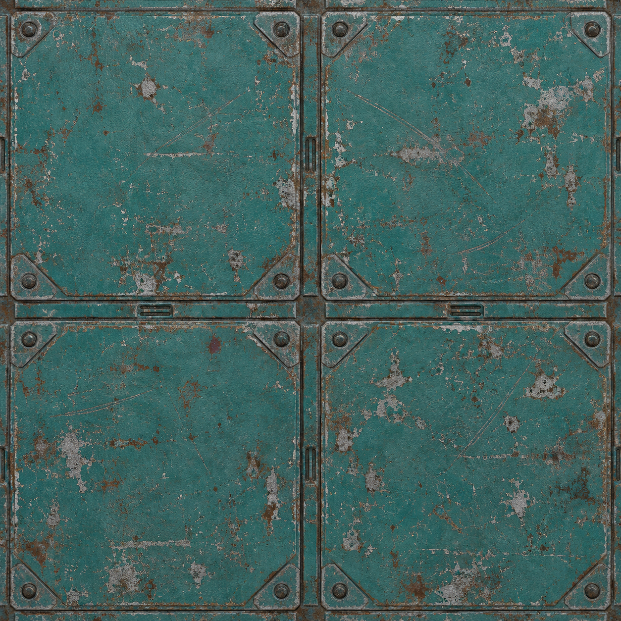 Sci-Fi Panel Material Texture preview showing a industrial sci-fi texture