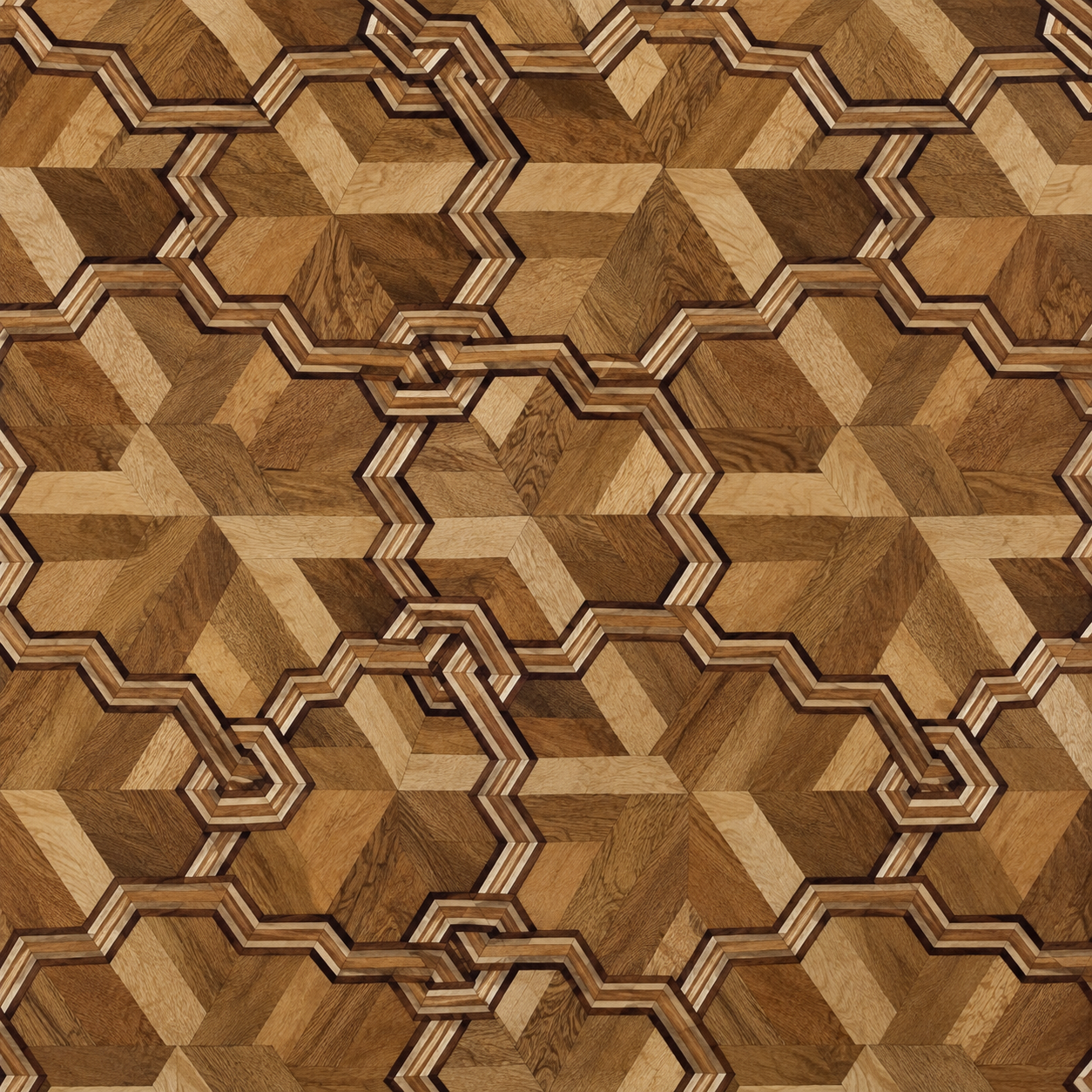 Warm-Brown Chevron Wood Parquet Texture preview showing a natural wood texture